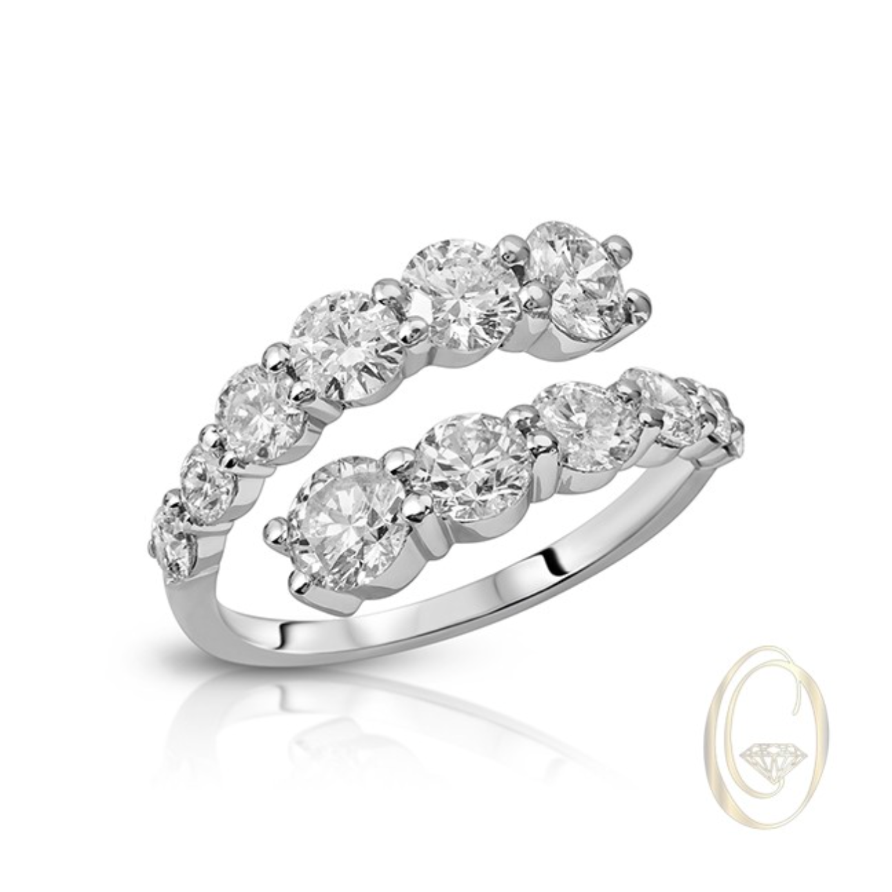 18K DIAMOND BAND RING