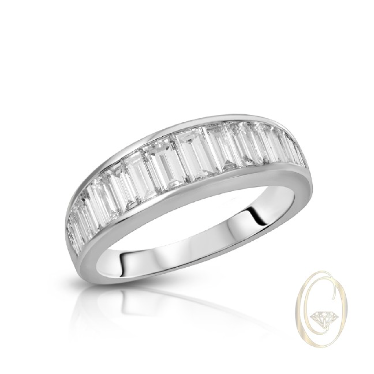 18K DIAMOND BAND RING