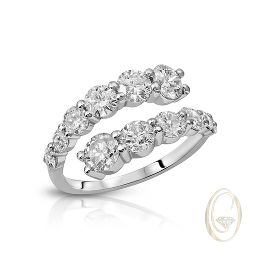 18K DIAMOND BAND RING