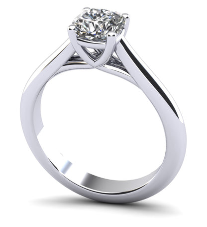 Elegant Round Solitaire Engagement Ring